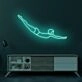 Cyan Diver LED Neon Sign
