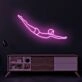 Cyan Diver LED Neon Sign