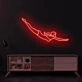 Cyan Blonde Diver LED Neon Sign