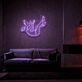 Falling Into Space Neon Sign