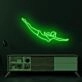 Cyan Blonde Diver LED Neon Sign