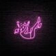 Falling Into Space Neon Sign