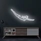 Cyan Blonde Diver LED Neon Sign