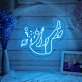 Falling Into Space Neon Sign