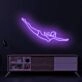 Cyan Blonde Diver LED Neon Sign