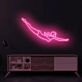 Cyan Blonde Diver LED Neon Sign