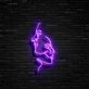 Two Faces Neon Sign