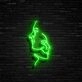 Two Faces Neon Sign