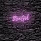 It's a girl LED Neon Sign