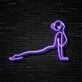 Yoga Pose Neon Sign