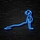 Yoga Pose Neon Sign