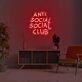 Anti Social Social Club LED Neon Sign