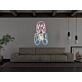 Anime Thirsty Girl Neon Sign