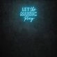 Let The Music Play LED Sign