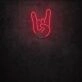 Rock Hand LED Sign