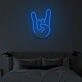 Rock Hand LED Sign