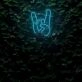 Rock Hand LED Sign