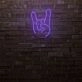 Rock Hand LED Sign
