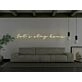 Lets Stay Home Neon Sign