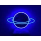 Planet Saturn Neon Sign