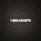1 800 Agustd Neon Sign