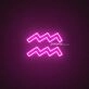 Aquarius Zodiac Neon Sign