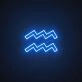 Aquarius Zodiac Neon Sign