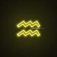 Aquarius Zodiac Neon Sign