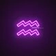 Aquarius Zodiac Neon Sign