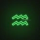 Aquarius Zodiac Neon Sign