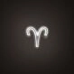 Aries Zodiac Neon Sign
