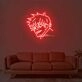 Boy With Glasses Neon Sign