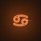 Cancer Zodiac Neon Sign