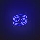 Cancer Zodiac Neon Sign