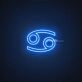Cancer Zodiac Neon Sign