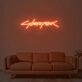 Cyberpunk Neon Sign