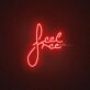 Feel Free Neon Sign