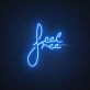 Feel Free Neon Sign