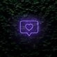 Heart Notification LED Sign