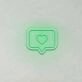 Heart Notification LED Sign