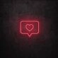 Heart Notification LED Sign