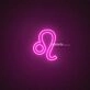 Leo Zodiacled Neon Sign