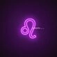 Leo Zodiacled Neon Sign