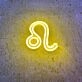 Leo Zodiacled Neon Sign