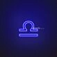Libra Zodiac Neon Sign