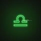 Libra Zodiac Neon Sign