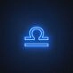 Libra Zodiac Neon Sign
