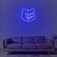 Monokuma Head Neon Sign