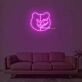 Monokuma Head Neon Sign
