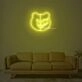 Monokuma Head Neon Sign